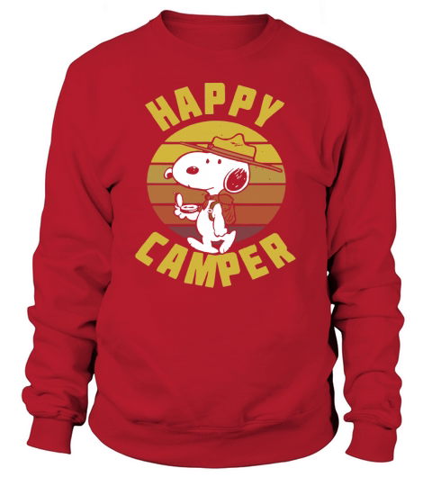 Vintage Peanuts Snoopy Happy Camper Sweatshirt Unisex
