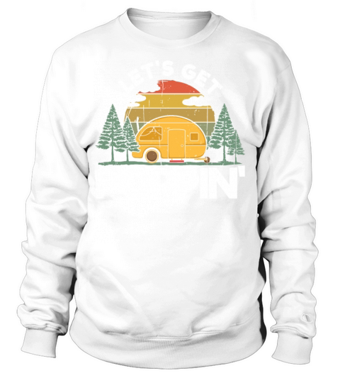 Vintage Retro Camp Camper Motor Home Camping Sweatshirt Unisex
