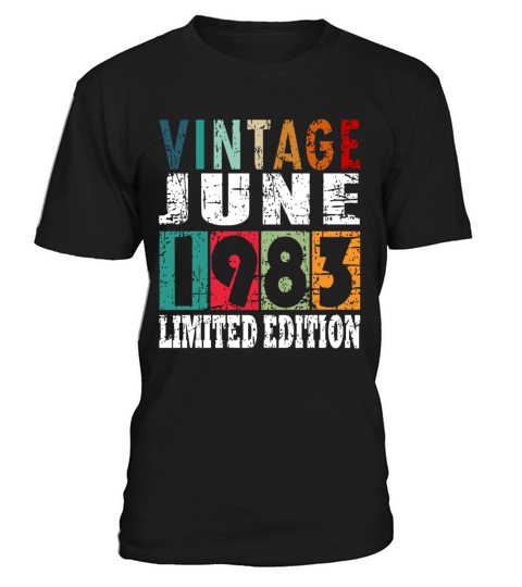 1983 vintage born in June gift T-Shirt Unisex