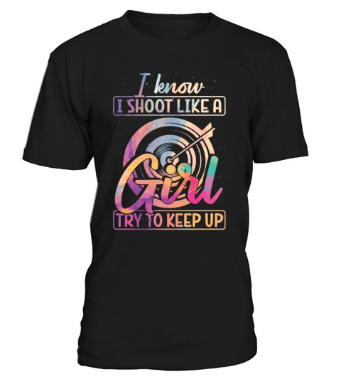 Archery Bow Archer Girl Vintage T-Shirt Unisex