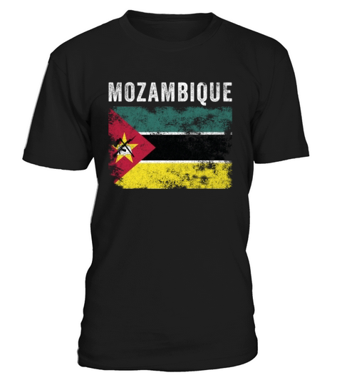 Mozambique Flag Vintage Mozambican Flag T-Shirt Unisex