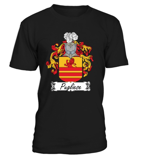 Pugliese Family Crest Italian Family Crests T-Shirt Unisex