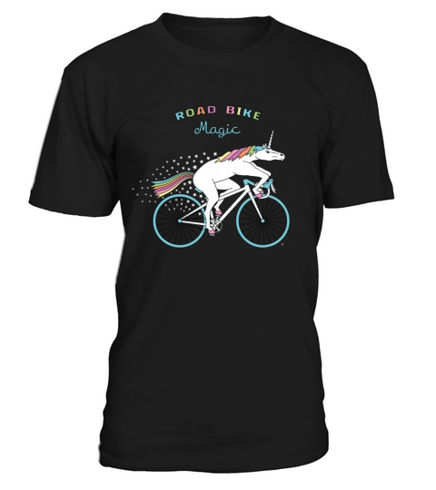 Road Bike Magic Unicorn Outline - Coffee Mug (colored) T-Shirt Unisex