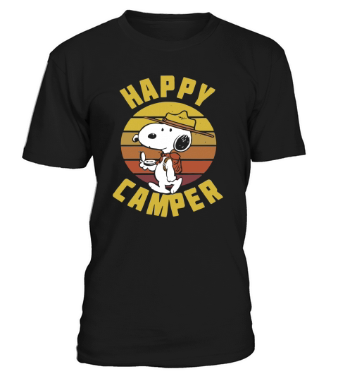 Vintage Peanuts Snoopy Happy Camper T-Shirt Unisex