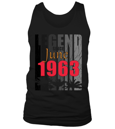 1963 vintage born in June gift Tank Top Unisex
