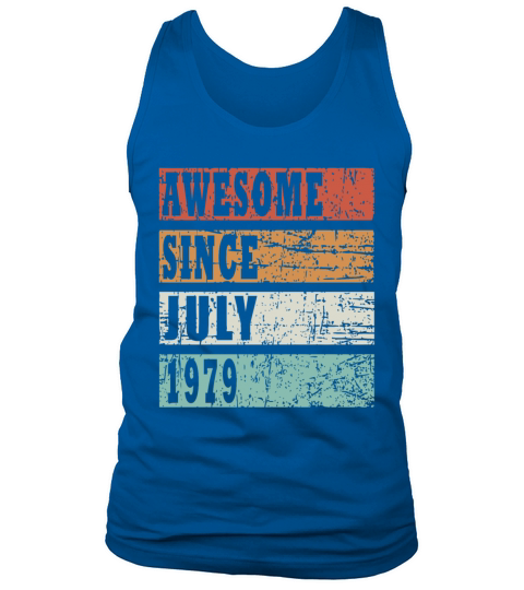 1979 July retro birthday gift Tank Top Unisex
