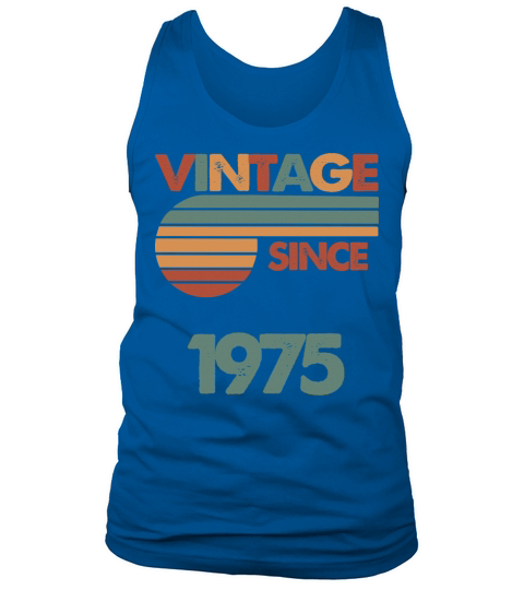 47th Vintage Birthday 1975 Tank Top Unisex