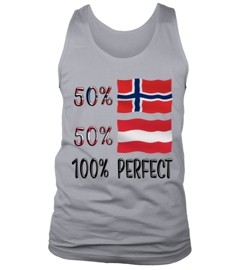 50 Norway 50 Austria 100 Perfect Tank Top Unisex