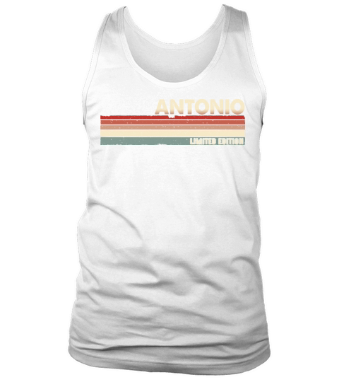 Antonio - Funny Retro Vintage Name 80s 90s Tank Top Unisex