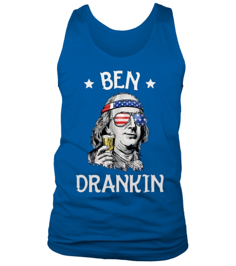Ben Drankin Benjamin Franklin 4th July - Ladies Flowy Tank Tank Top Unisex