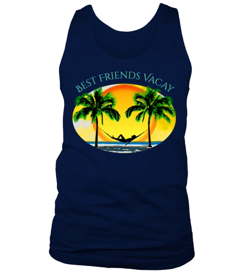 Best Friends Vacay Beach Summer Vacation Tank Top Unisex