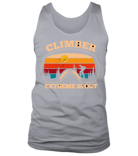 Climber Pine Extreme Sport Retro Style Vintage Tank Top Unisex