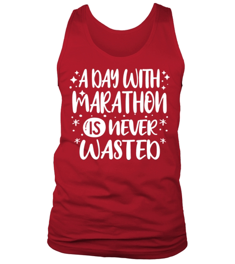 Cool Funny A Day With Marathon Marathoner Winner Tank Top Unisex