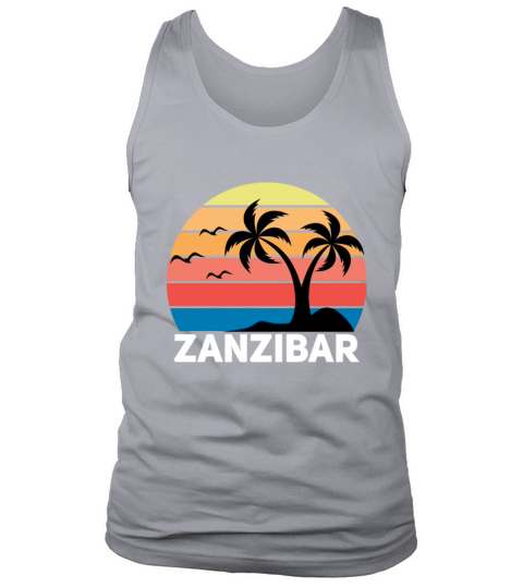 Cool retro vintage Zanzibar design Tank Top Unisex