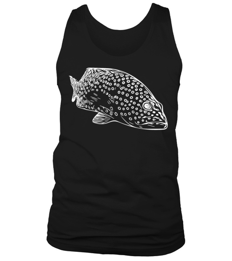 Elegant Vintage Spotted Grouper Tank Top Unisex