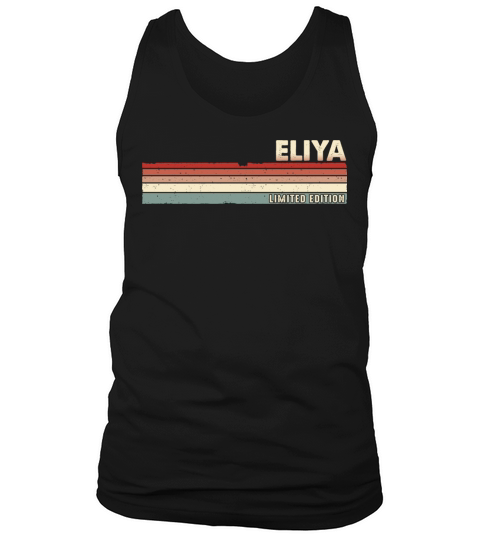 Eliya Funny Retro Vintage Name Surname 80s 90s Tank Top Unisex