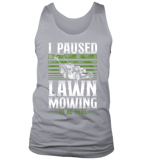 Lawn Mower Mowing Dad Father Tank Top Unisex