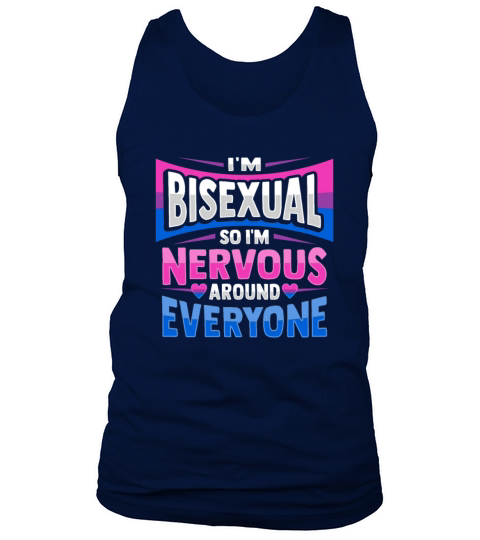 LGBT Queer Design for a Bisexual Tank Top Unisex