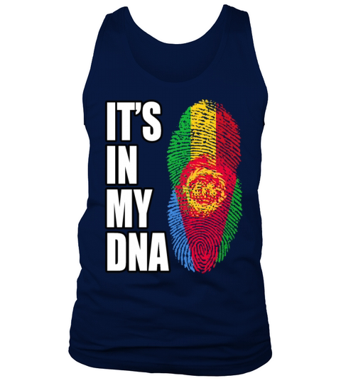 Malian And Eritrean Mix Heritage DNA Flag Tank Top Unisex