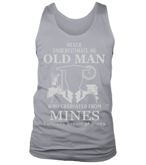 Man graduated from Colorado School of Mines Tank Top Unisex