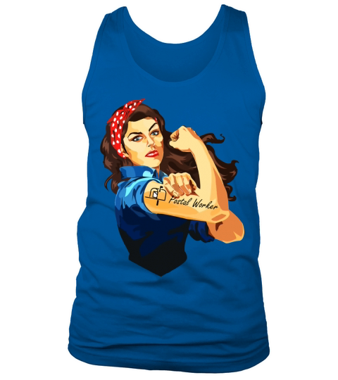 Postal Worker Frontline Workers Nurse Strong Rosie Riveter Tank Top Unisex