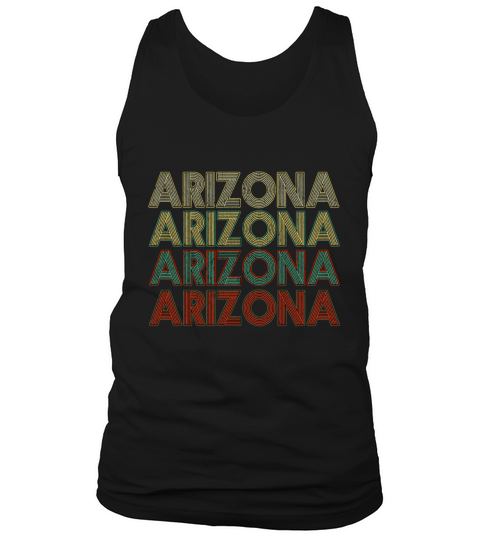 Retro America State Flag Vintage Arizona Tank Top Unisex