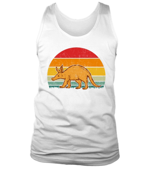 Retro Vintage Style Aardvark Funny Orycteropodid Tank Top Unisex