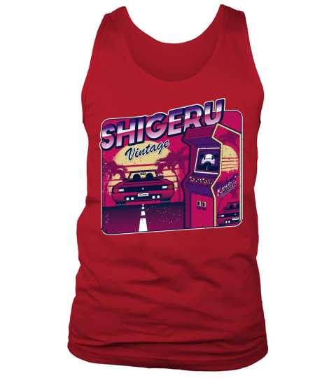 Shigeru Funny Personalized Vintage Gamer 80s 90s Tank Top Unisex