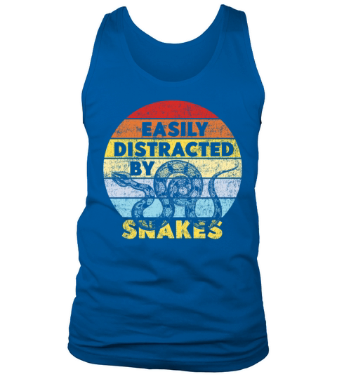 Snake Serpent Retro Vintage Easily Tank Top Unisex