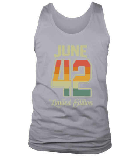 Vintage 80th Birthday June 1942 Sports Gift Tank Top Unisex