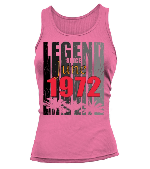 1972 vintage born in June gift Tank top Woman