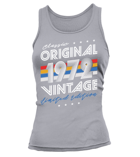 50th birthday vintage 1972 classic original 1972 Tank top Woman