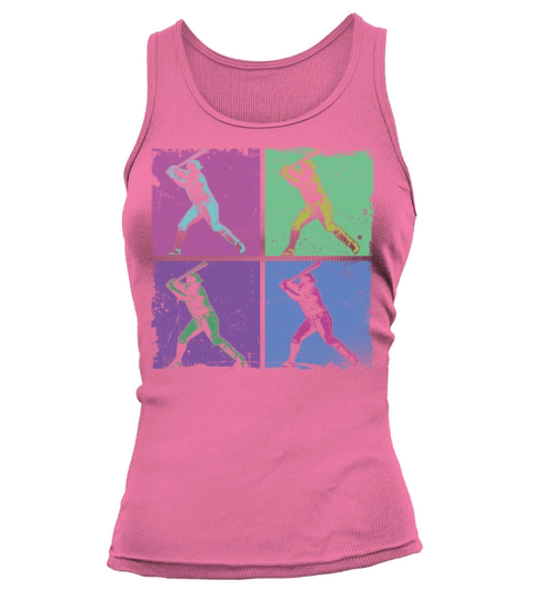 Baseball Fan Retro Vintage Batter Tank top Woman