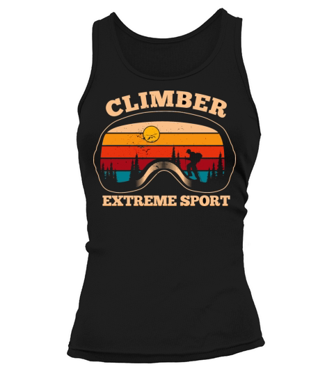 Climber Pine Extreme Sport Retro Style Vintage Tank top Woman