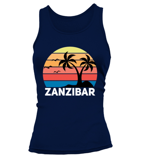 Cool retro vintage Zanzibar design Tank top Woman