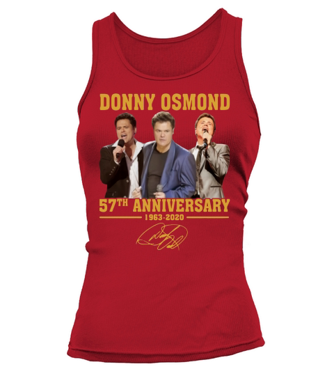 Donny Osmond 57th anniversary 1963 2020 signature shirt Tank top Woman