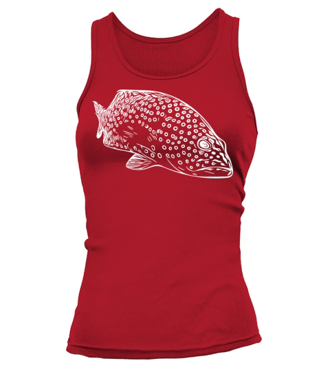 Elegant Vintage Spotted Grouper Tank top Woman
