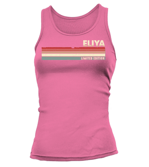 Eliya Funny Retro Vintage Name Surname 80s 90s Tank top Woman