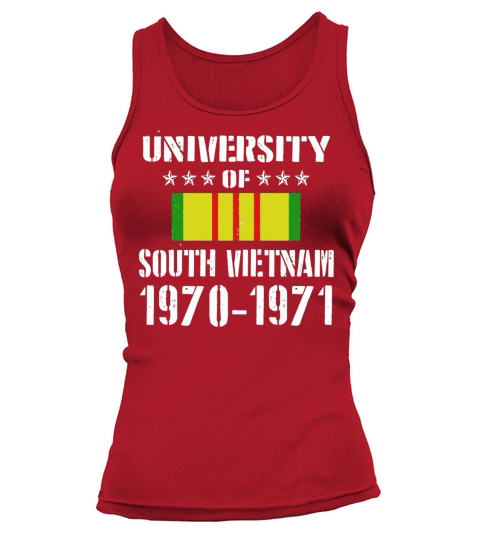 Funny University of South Vietnam Shirt, Memorial Day Gift Tank top Woman