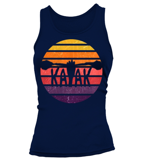 Kayak Kayaking Paddle Canoe Canoeing Gift Idea Tank top Woman