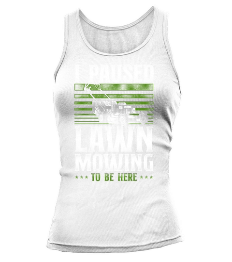 Lawn Mower Mowing Dad Father Tank top Woman