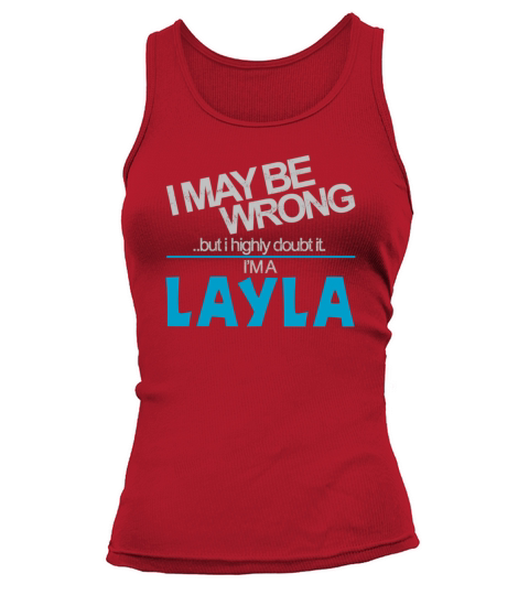Layla Doubt Wrong - Layla Name Shirt Tank top Woman