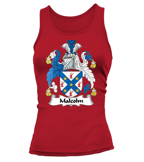 Malcolm Family Crest Scottish Family Crests - Ladies Flowy Tank Tank top Woman
