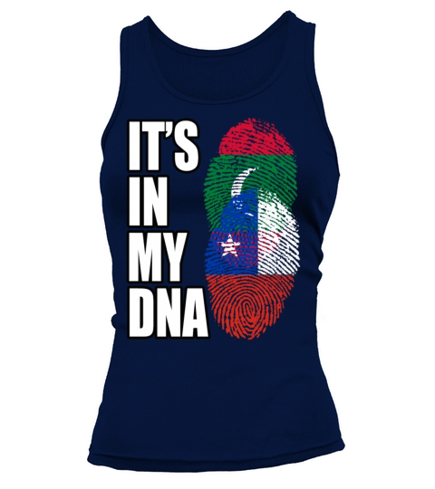 Maldivian And Chilean Mix Heritage DNA Flag Tank top Woman