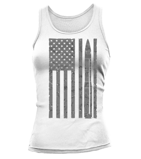 Minuteman Iii Icbm Missile Vintage Flag Af Missile Tank top Woman