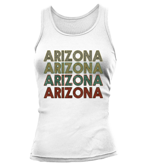 Retro America State Flag Vintage Arizona Tank top Woman