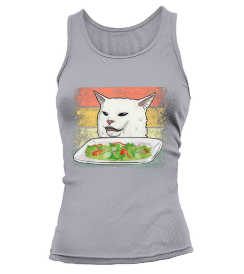 Smudge The Cat Women Yelling At A Cat Meme Vintage shirt Tank top Woman