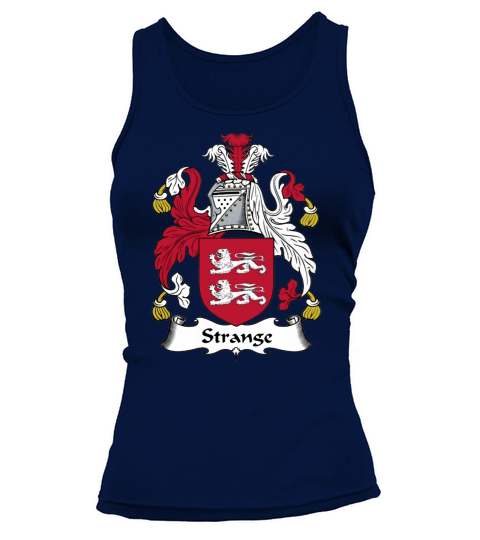 Strange Family Crest British Family Crests Tank top Woman
