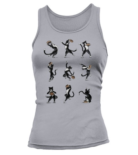 The Dinner Dance - Tuxedo Cat Dancing Tank top Woman