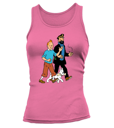Tintin and Captain Haddock - T Shirt Tank top Woman